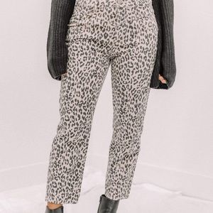 Leopard print pants